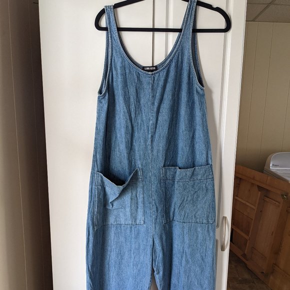 Ilana Kohn Pants - Ilana Kohn Gary Jumpsuit Blue Denim sz. M